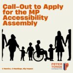 Call out to apply for the MP Accessibility Assembly